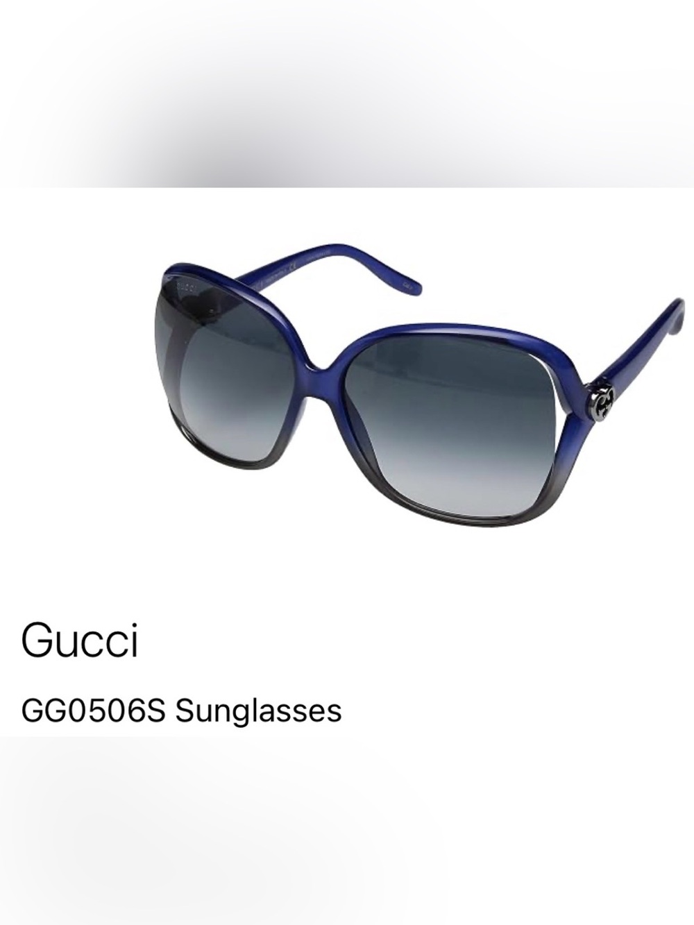 Gucci Blue Women's Fashion Sunglasses - Designer-Inspired
